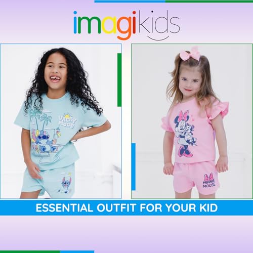 Image of Disney French Terry T-Shirt and Shorts Outfit Set Infant to Big Kid Sizes (12 Months - 14-16)