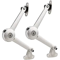 RUYUFE Lid Support Hinge Lid Stay with Soft Close Toy Box Hinge Supports Drop Lids of Cabinets Kitchen 40lb/2pcs