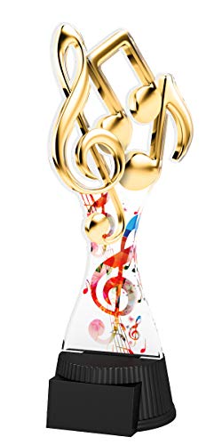  Trophée Monster Music Note Award avec Plaque g...