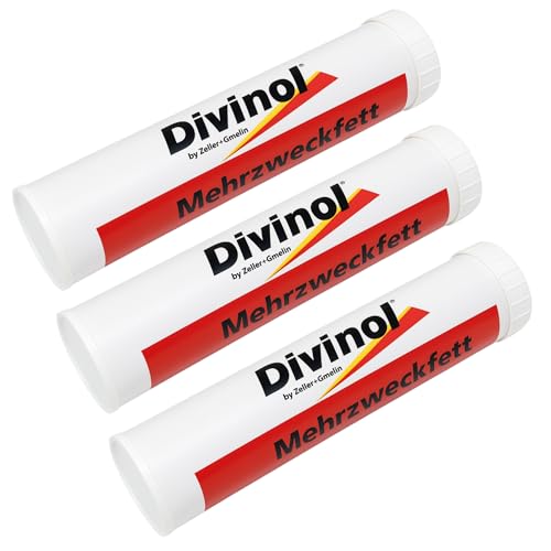 Divinol 1-120 SET - Lithium Mehrzweckfett Schmierfett NLGI 2 reibungsverschleißmindernd für Kfz Bau Industrie & Fahrrad geeignet für Fettpresse (3)