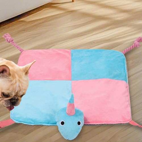 Tapis de jeu pour chiot en tissu doux avec textures interactives premium - 8