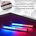 ROUTEKING 2PCS 17 inch LED Traffic Advisor Light Bar with Digital Display Controller, 29 Modes Emergency Strobe Light Bar, Front/Rear Windshield Visor Warning Lights for Vehicles, Trucks (Red/Blue)