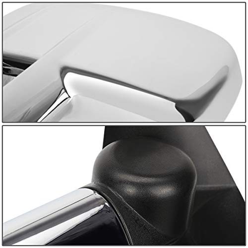 Pair Chrome Manual Telescoping Folding Rear View Side Towing Mirrors Compatible With C/K Pickup C10 Gmt400 88-02 #TOP4
