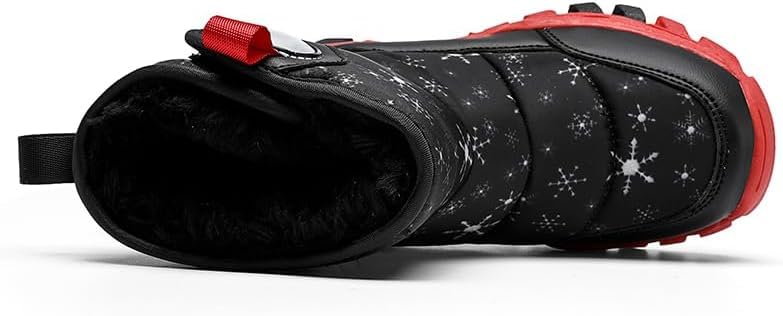 Girls Mid-Cut Round Toe Fashionable Snow Boots, Simple and Stylish Design, Suitable for Hiking, Daily Wear and Winter Sports4