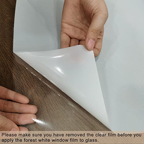 Wochitv Privacy Blackout Window Glass Film No Glue, Opaque Frosted Window Tint For Home, Uv Blocking Heat Control Static Cling Non Adhesive For Bathroom Office Living Room （35.4 In X 32.8 Ft） #TOP1