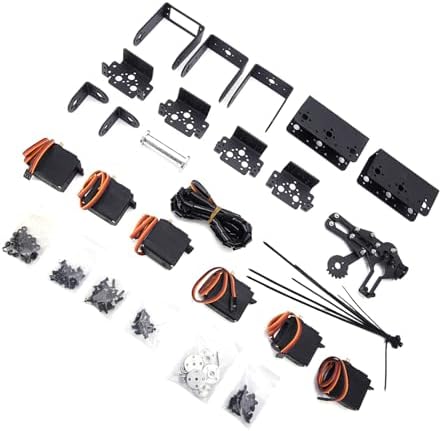 Garosa 6DOF Robot Mechanical Arm Clamp Claw Kit MG996 Analog Steering Gear for College Teaching and DIY Production