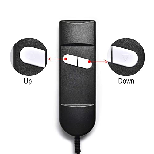 CUGLB Lift Chair Remote Replacement, 5 Pin 2 Button Straight Power