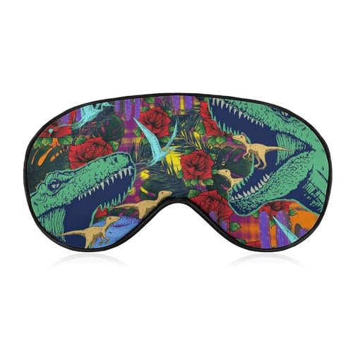 アイマスク 睡眠用 恐竜柄 立体型 目隠し 強い あいますく 遮光デザインアイマスク 睡眠対策 遮光 通気性対策 遮光 通気性 快眠 安眠マスク 圧迫感なし 仮眠 瞑想 昼寝 学校 飛行機 出張 旅行用 昼休み 就寝前 プレゼント 軽量 サイズ調整可能