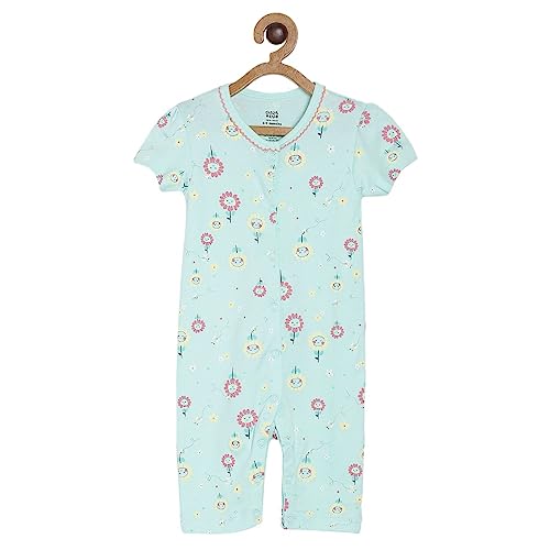 Image of miniklub Girls Pack of 2 Printed Rompers