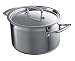 Produktbild Le Creuset Bratentopf aus 3-ply Edelstahl mit Deckel, Ø 24 cm, Für alle Herdarten inkl. Induktion geeignet, Silber, 96200724001000