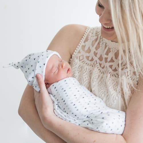 Image of SwaddleDesigns Cotton Muslin Swaddle Blankets, Set of 4, Receiving Blankets for Baby Boys & Girls, Best Shower Gift, 46x46 inches, Black Hedgehogs