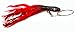 DOLPHIN RIG 7/0 WIRE RIGGED,RED/BLACK,6 1/2" / 2 OZ