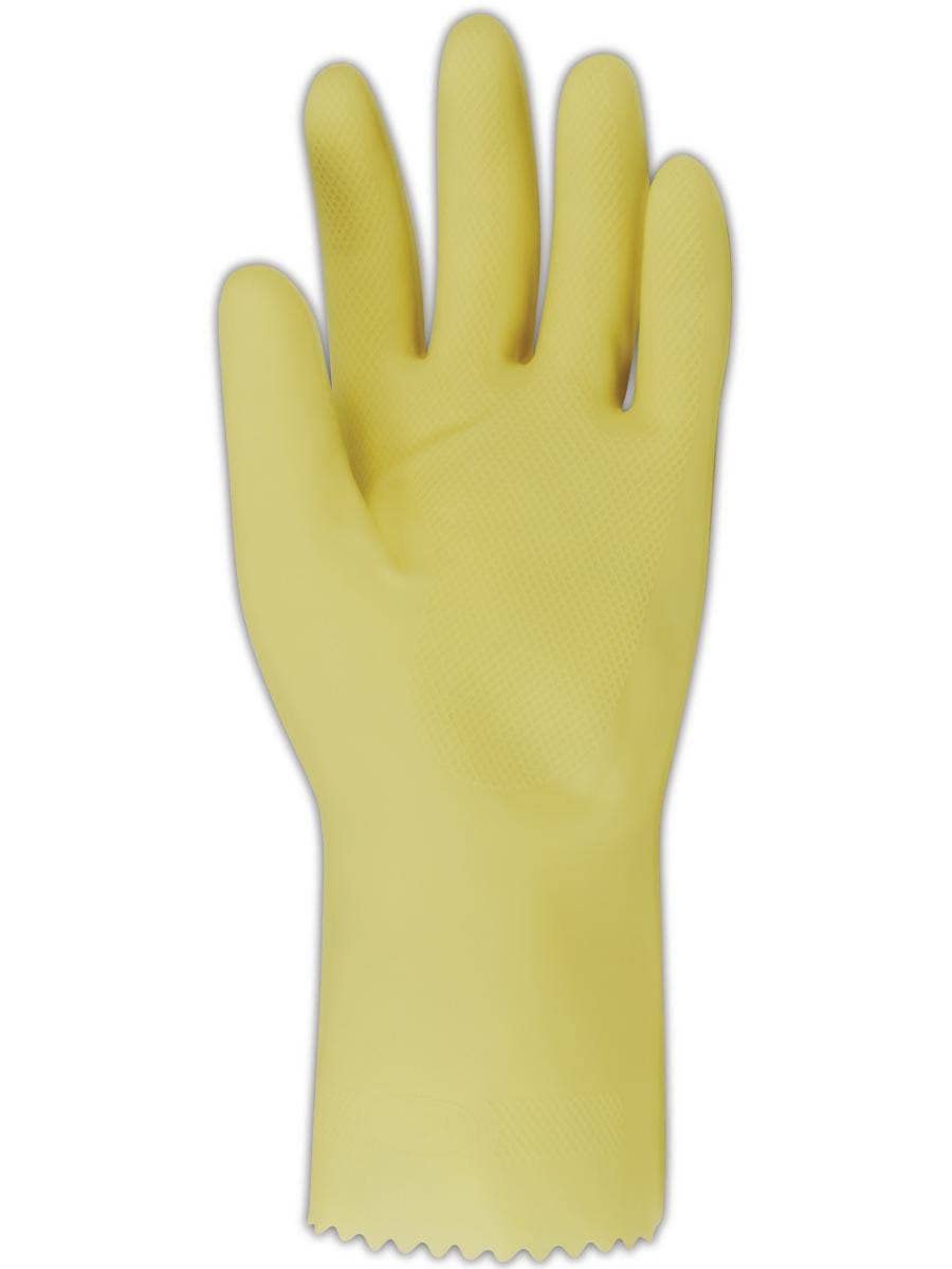 Magid Glove & Safety 782-9 Magid Comfort Flex 782 Latex Embossed-Grip Unlined Gloves, X-Large, Natural , 9 (Pack of 12)