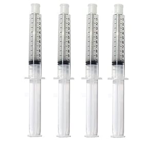 Teeth Whitening Gel Tooth Bleaching Syringe Dispensers 35% Carbamide Peroxide Dental Whitener 40ml 4 Pcs