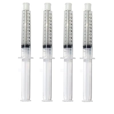 Teeth Whitening Gel Syringe 10ml Dispensers 44% Carbamide Peroxide Tooth Bleaching 4 Pcs