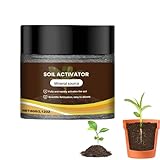 attivatore biologico del suolo - 40 microelementi naturali ed estratto di alghe marine che stimolano la crescita, fertilizzante per le piante, promuovono il radicamento delle piante | attivatore soil