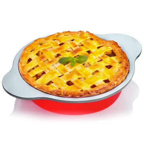 Boxiki Kitchen 9 Inch Non-Stick Silicone Round Cake Pan