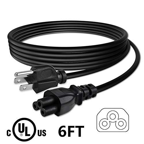 SupplySource 6ft UL Listed AC Power Cord Outlet Socket Plug Cable for LG