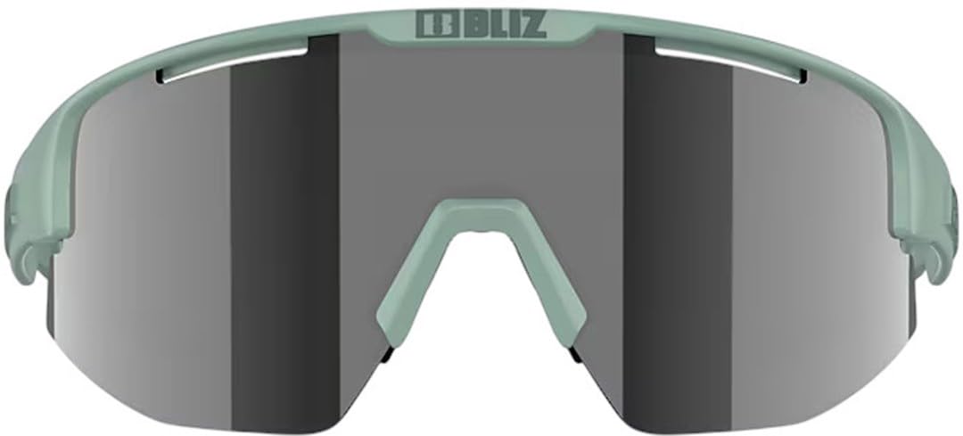 Bliz Sportbrille Matrix matt grün/smoke mirror silver