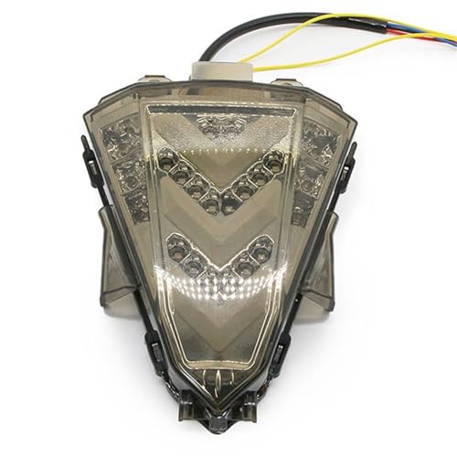 Feu arrière moto avec clignotants intégrés pour YZF R15 2014-2016