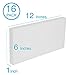 Silverlake 6x12x1 Craft Foam Boards for Styrofoam Sheet Projects (16-Pack)