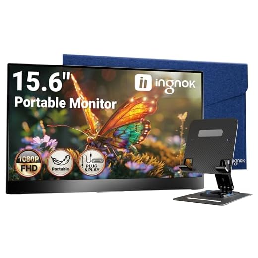 Ingnok Ultra Slim Portable Monitor for Laptops