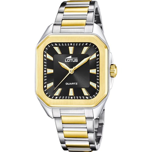 Montre Femme Analogique Lotus 18969/3 en acier avec cadran carré multicolore