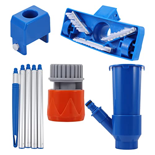 Yardwe 2 peças de limpeza de piscina folhas de piscina escumadeira de limpeza de cabeça ferramenta d