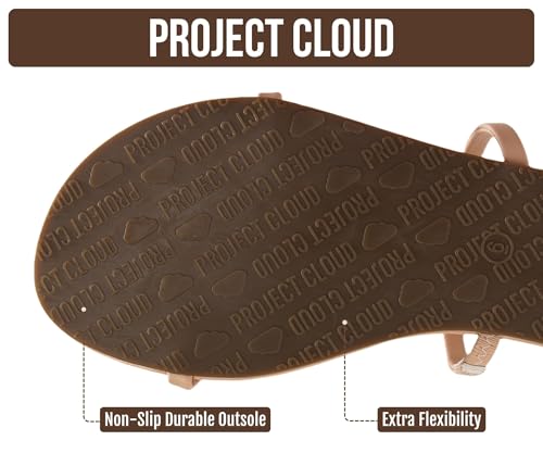 Image of Project Cloud Summer Sandals for Women with Memory Foam Insole (Transition) | Memory Foam Insole; Beach Flip Flops; Non-Slip Sole; Lightweight Double Straps; Summer Sandals for Women; Everyday Comfort