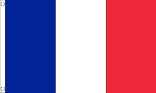 علم فرنسا - 1.5 م × 91 سم - جديد 100% بوليستر مع ثقوب علم سوبر ستور