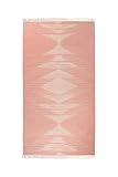 Monochrome Turkish Beach Towel, Oversized (35x63) Sand Repellent Quick Dry 100% Turkish Cotton Towel