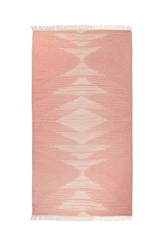 Monochrome Turkish Beach Towel, Oversized (35X63) Sand Repellent Quick Dry 100% Turkish Cotton Towel For Spa Yoga Travel Picnic Sarong, 400Gsm (Canyon) #TOP1
