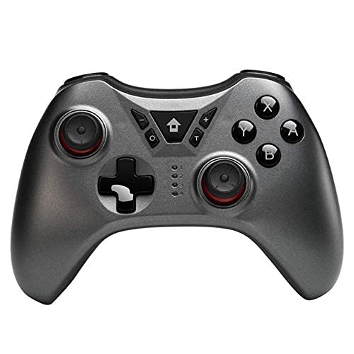 Evazory New Switch Pro Controller Manette de jeu sans fil pour Switch NS pour PS3/PC/Android/Vapeur (Gris) Cover