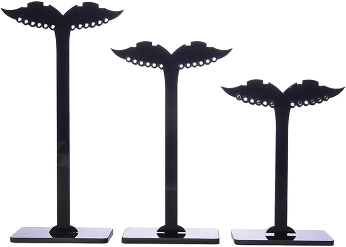 Acrylic Earrings Display Stand 3pcs Hanging Rack for Jewelry