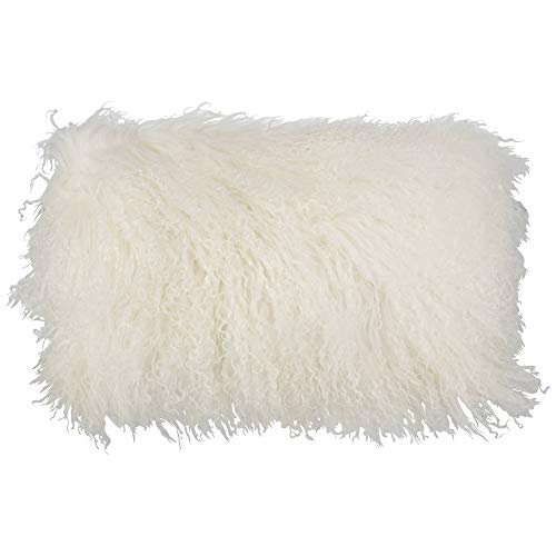 SARO LIFESTYLE Lamb Fur Pillow