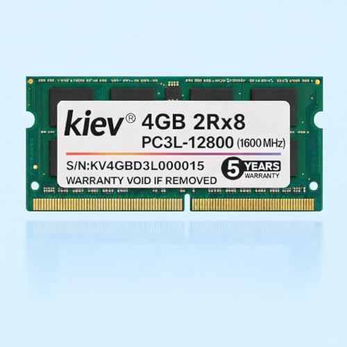 Image of KIEV DDR3L 1600 Mhz| Laptop RAM for Standard & Gaming PC | 2Rx4 | 204 Pin | (5 Years Warranty) (4GB (4GB X 1Pc))