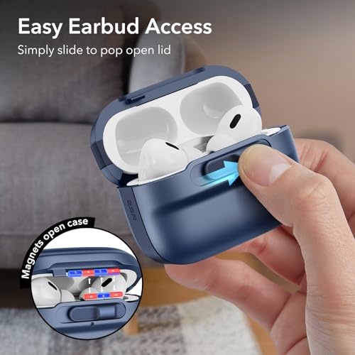 ESR for AirPods Pro 2 Case (2023/2022/2019, 2nd/1st Gen), Compatible with Airpods Pro 2 (USB-C/Lightning Cable) - Image 4