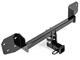 Kojem Class 3 Tow Trailer Hitch Compatible with 2010-2019 Subaru Outback with 2' Receiver Black Powder Coated