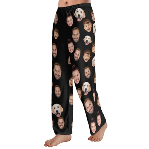 Personalized Pajama pants with Photo Custom Funny Face Pajamas Pants for Men Women Gift for Christmas Birthday4