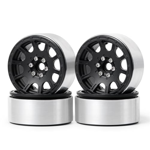 Jantes RC 1.9 Metal pour Franchissement sans Limite SCX10 90046