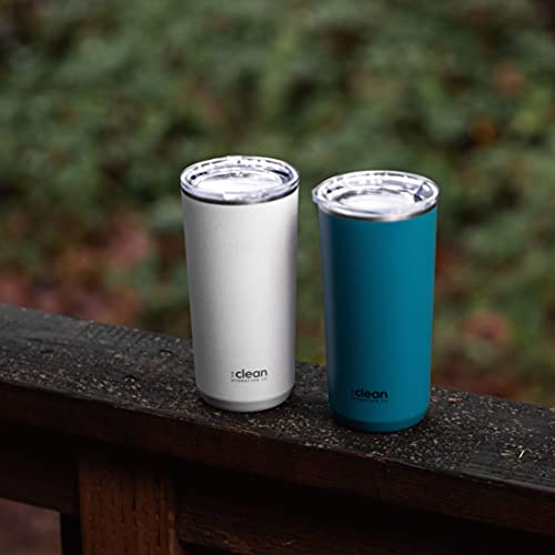 The Clean Hydration Co, Tumbler 20, Insulated Stainless Steel Travel Mug Cup With Ceramic Inner Coating, No Metal Taste In Coffee (White) #TOP2