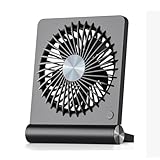 Ventilador de escritorio portátil, ventilador USB pequeño con batería de 3,5 a 20 horas con inclinación ultra...