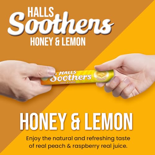 Soothers 20 Pack Honey & Lemon Flavor with Real Fruit Juice with A Liquid Centre for Little Moments of Refreshment - Sold by VR Angel