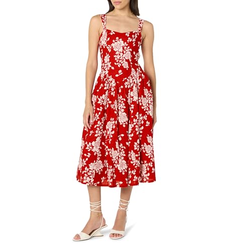 Image of The Drop Womens Balu Feminine Shaped Waist Midi Dress