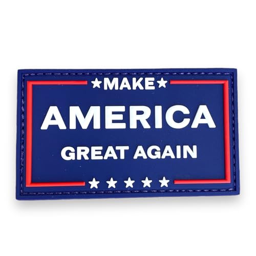Jestik PVC Patch Funny Patches Humorous Tactical Morale Patch with Hook and Loop Fastener Cute Patches for Backpacks Military Uniforms Jeans Jackets Vests Hats & More - America Patch