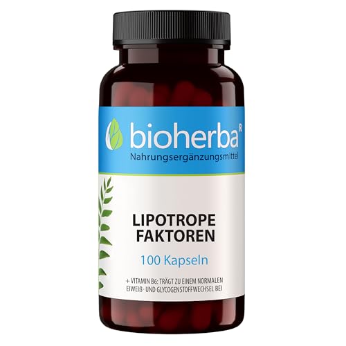 BIOHERBA Lipotrope Faktoren – Kapseln mit Inositol und L-Methionin (100 Stück)