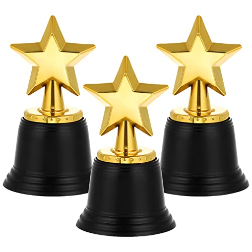 Ipetboom 6Pcs Troféu Estrela Troféus Troféus Prêmios E Troféus Mini Troféus Minúsculos Troféus Prêmi