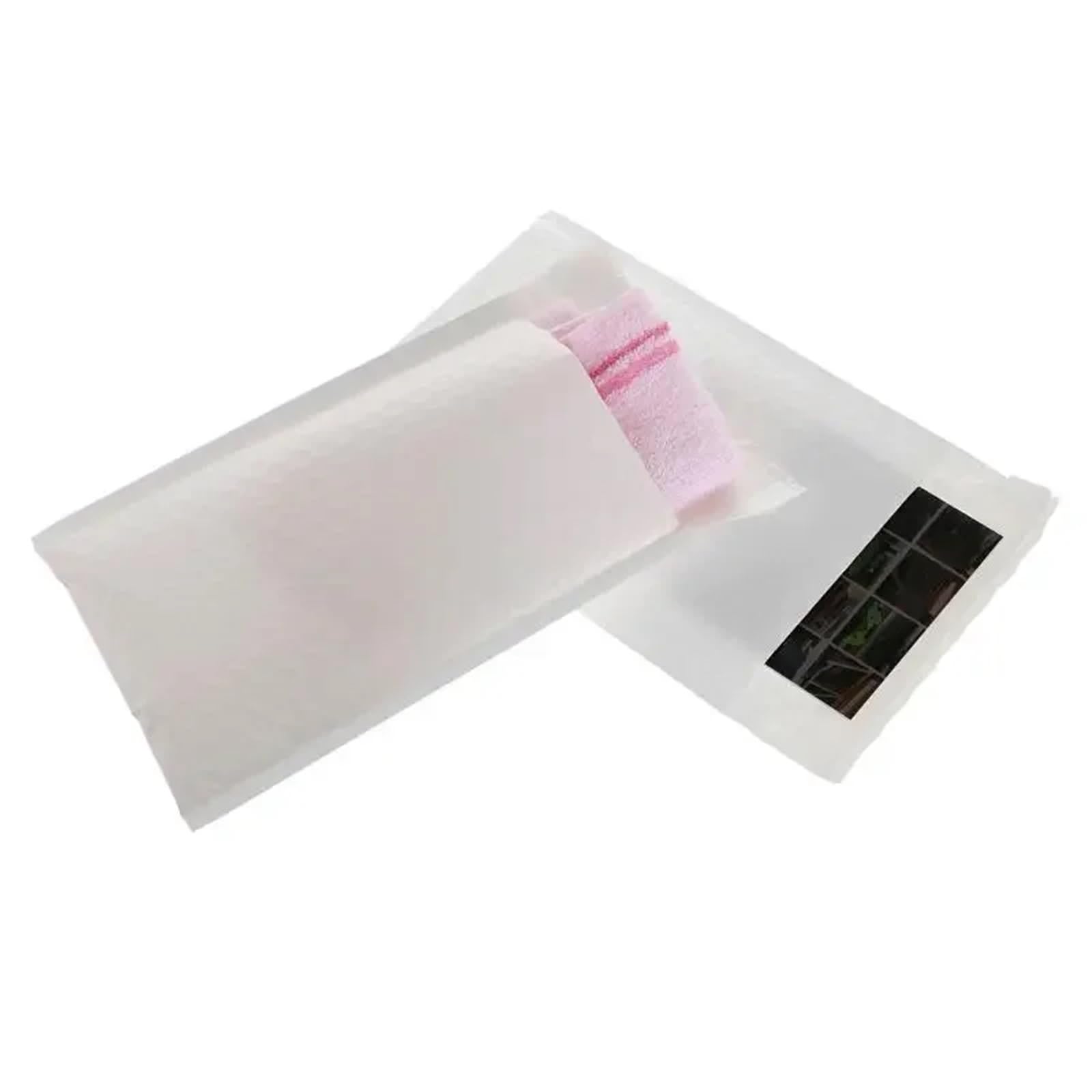 versandtaschen Weiße Luftpolstertaschen, gepolsterter Umschlagschaum for selbstverschließende Verpackungen(18x23cm 50pcs)