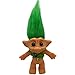 PVC Vintage Trolls Dolls Retro Troll Doll Action Figures Chromatic Adorable for Collections, School Project, Arts and Crafts, Party Favors (Green Diamond)