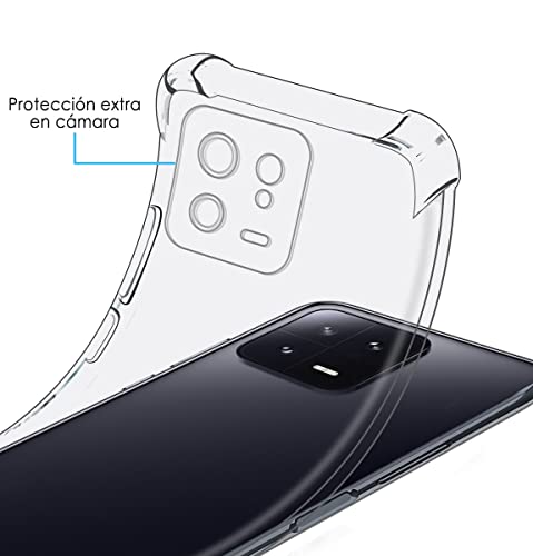 Tumundosmartphone Transparent Anti-Shock Silicone Case for Xiaomi 13 5G - Image 2